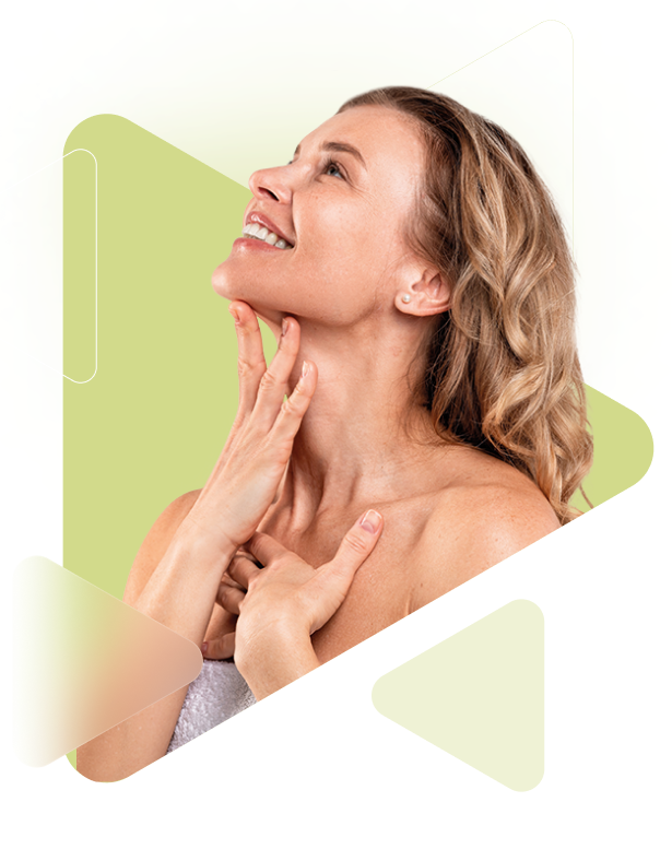 Designed to boost structural proteins, specifically tailored for body care to enhance texture and diminish wrinkles and fine lines on the neck and décolleté area.