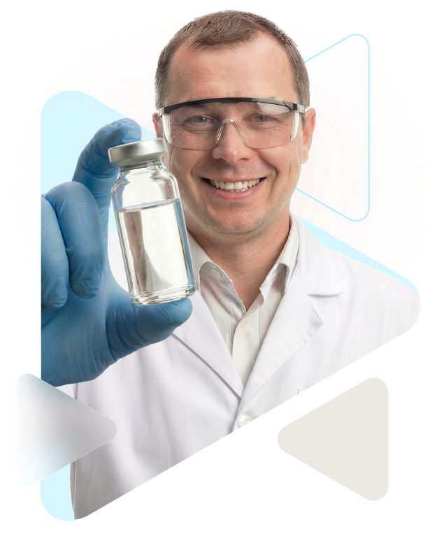 Óleo de amendoim ultrapuro, em conformidade integral com a especificação da USP-NF para produtos injetáveis. 